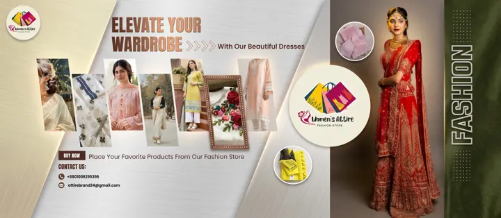 Fashion store banner, banner design