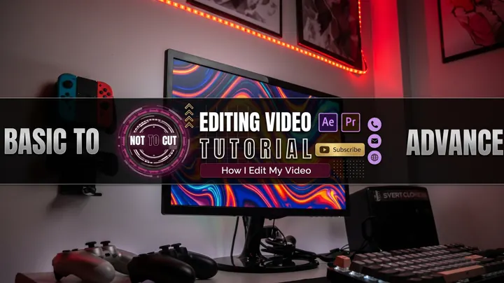 Editing video tutorial, thumbnail design